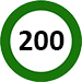 200 points